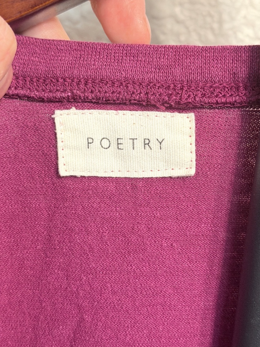 Poetry Hemp/Organic Cotton Blend Scoop Neck Short Sleeve T-Shirt - Women’s 6 - Picture 5 of 7